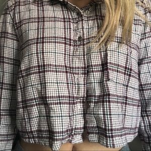 Cropped flannel from pacsun...NEVER WORN!!